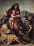 Andrea del Sarto Holy Family with Angels USA oil painting artist
